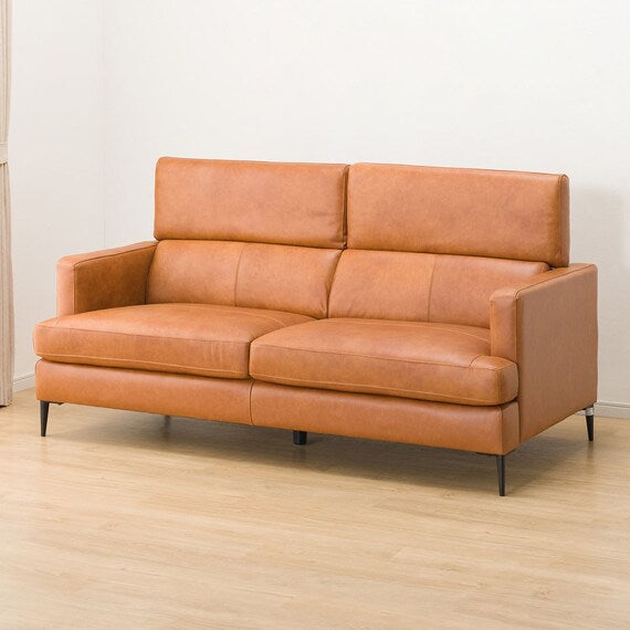 3P SOFA SATHERLA LEATHER-C2 BR