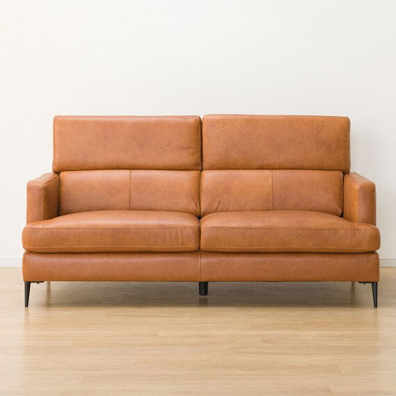 3P SOFA SATHERLA LEATHER-C2 BR