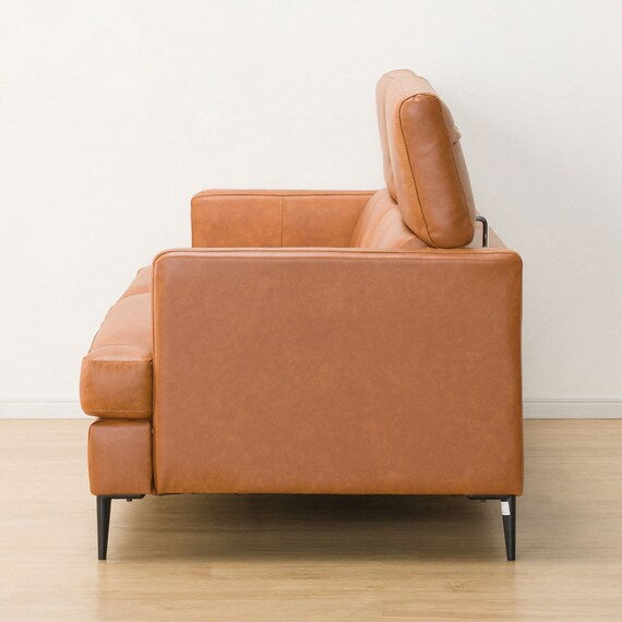 3P SOFA SATHERLA LEATHER-C2 BR