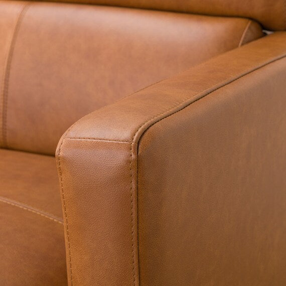 3P SOFA SATHERLA LEATHER-C2 BR