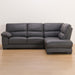 L-STYLE SOFA WALL3-KD LC LETHER-C1 GY