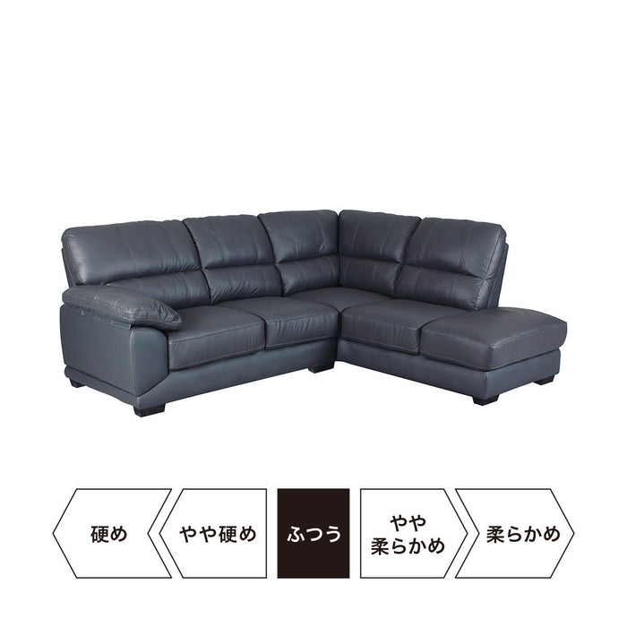 L-STYLE SOFA WALL3-KD LC LETHER-C1 GY