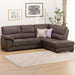 L-STYLE SOFA WALL3-KD LC LETHER-C1 DBR