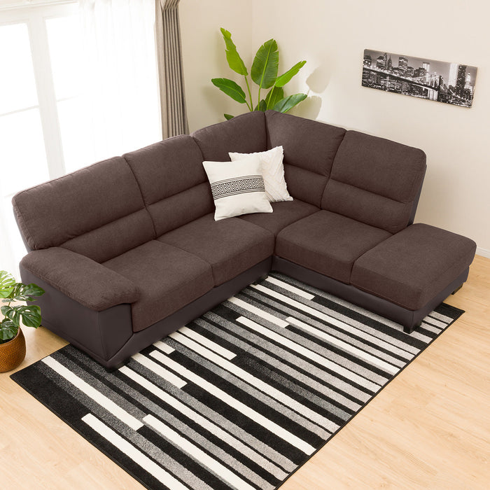 L-STYLE SOFA WALL3-KD LC DBR