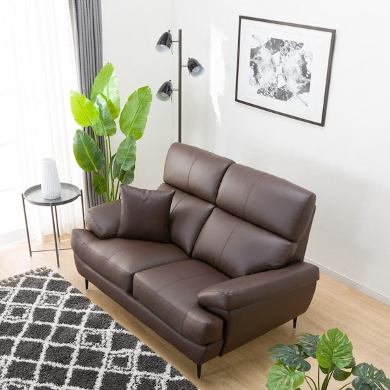 3SEATER SOFA  A16 LEATHER DBR