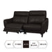 3P ELECTRIC SOFA ANHELO NB DBR