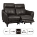 2P LEFT ARM ELECTRIC SOFA ANHELO NB DBR