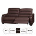 3P LEFT ARM ELECTRIC SOFA CRONA SK DBR