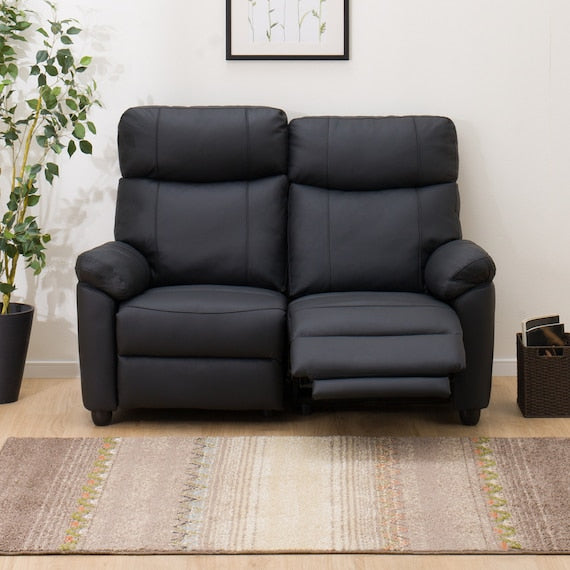 2P ELECTRIC SOFA GRAZE BK