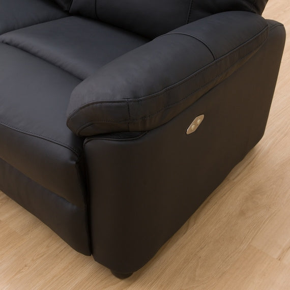 2P ELECTRIC SOFA GRAZE BK