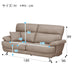 3SEATER SOFA N-POCKET A13 DR-BE