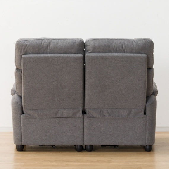 2P ELECTRIC SOFA GRAZE FABRIC GY