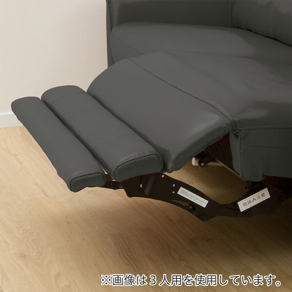 2P LA-ELECTRIC SOFA CHERRYB SK GY