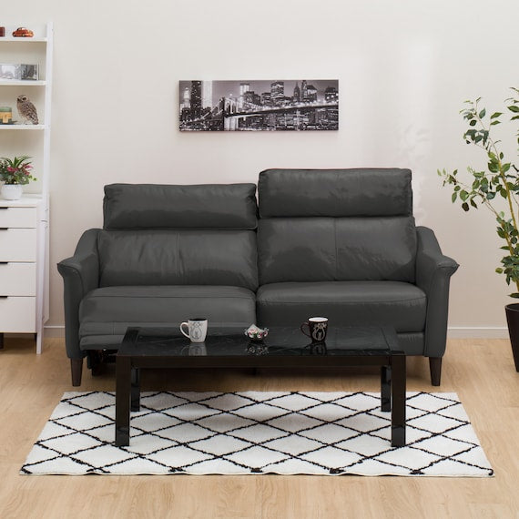 3P RA-ELECTRIC SOFA CHERRYB SK GY