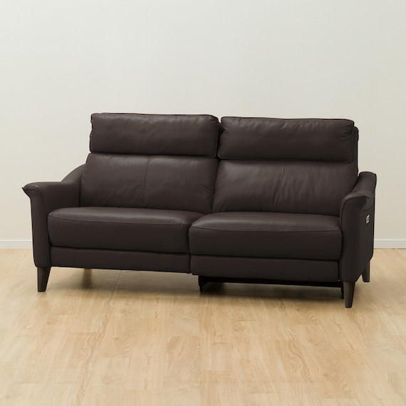 3P LEFT ARM ELECTRIC SOFA CHERRYB NB DBR