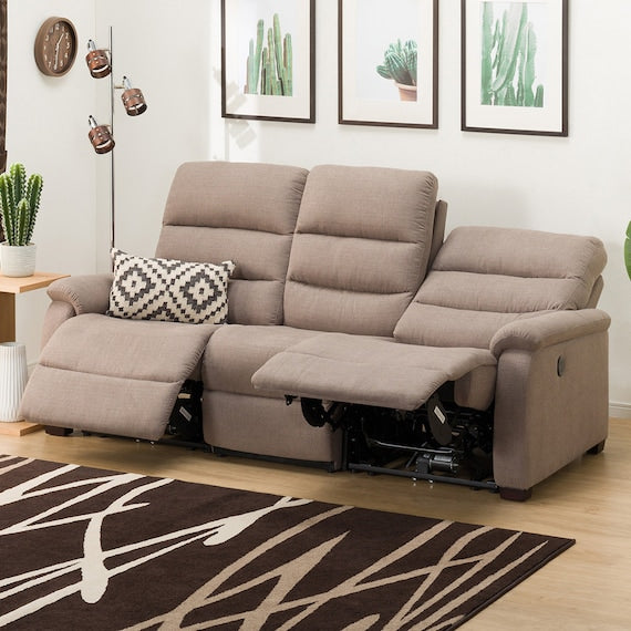 3 SEAT RECLINER SOFA N-BELIEVA MO FABRIC