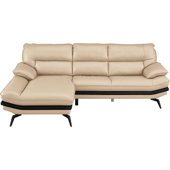 CORNER SOFA LOZO KD BE LEATHER RC