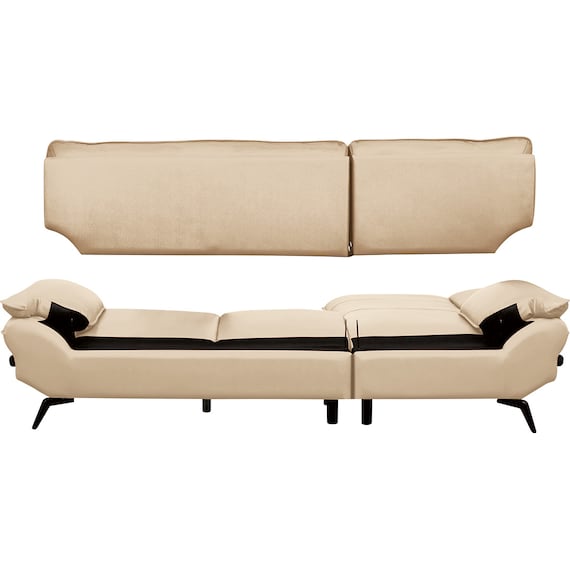 CORNER SOFA LOZO KD BE LEATHER RC