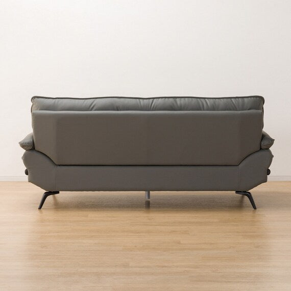 3P SOFA LOZO KD DGY LEATHER