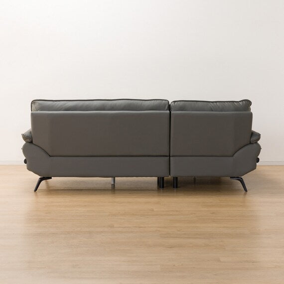 CORNER SOFA LOZO KD DGY LEATHER RC