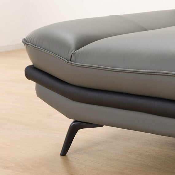 CORNER SOFA LOZO KD DGY LEATHER RC