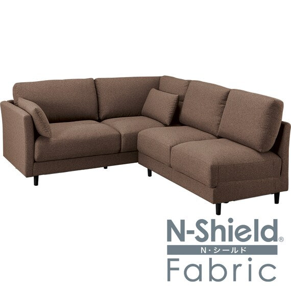 CS-01 CORNER SOFASET N-SHIELD FB H-DBR