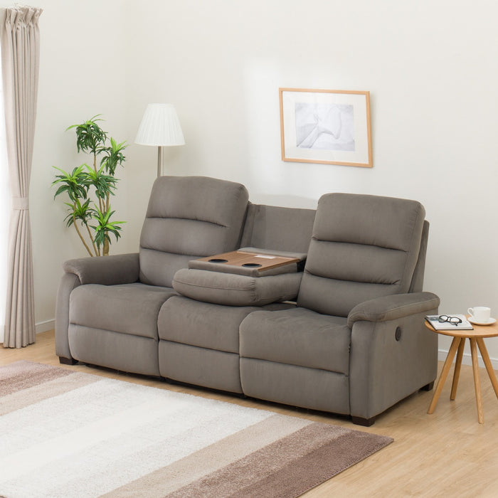 3S ELECTRIC SOFA N-BELIEVA MICROFIBER GY-J