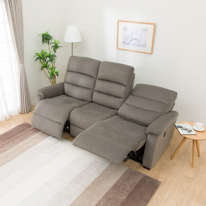 3S ELECTRIC SOFA N-BELIEVA MICROFIBER GY-J