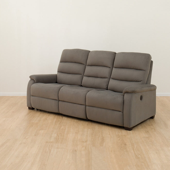 3S ELECTRIC SOFA N-BELIEVA MICROFIBER GY-J