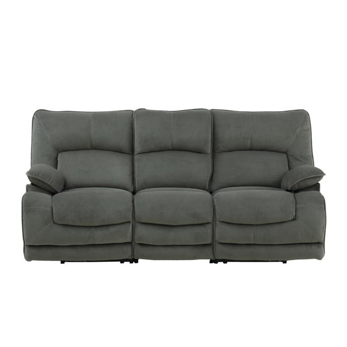 3SEATER ELECTRIC FABRIC SOFA HIT GY 2CS