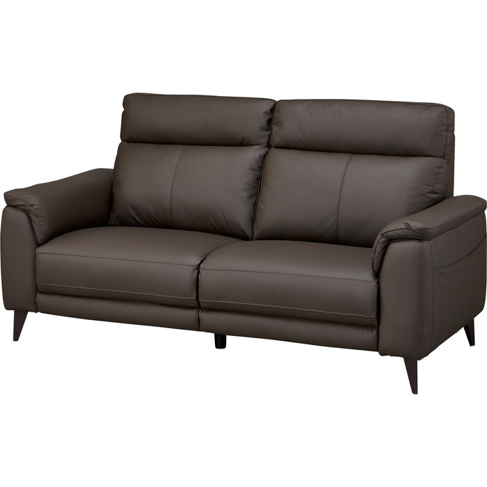 3S-SOFA LB07 LEATHER DBR