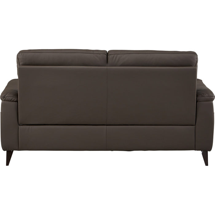 3S-SOFA LB07 LEATHER DBR