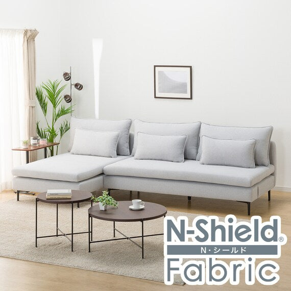 MS01 COUCH ARMLESS SET  N-SHIELD FB AQ-LGY