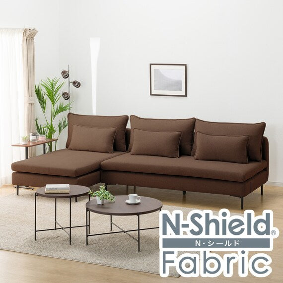 MS01 COUCH ARMLESS SET N-SHIELD FB AQ-BR