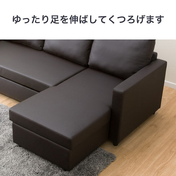 CORNER SOFABED N-SHIELD NOARK2 DBR