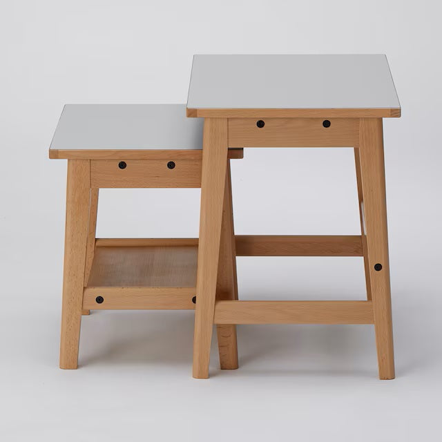 NEST TABLE BD002 GY/LBR