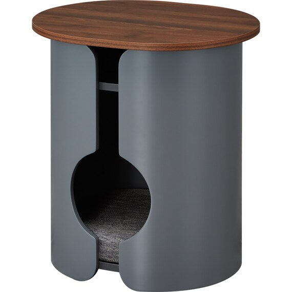 SIDE TABLE WITH PET HOUSE AW10 GY