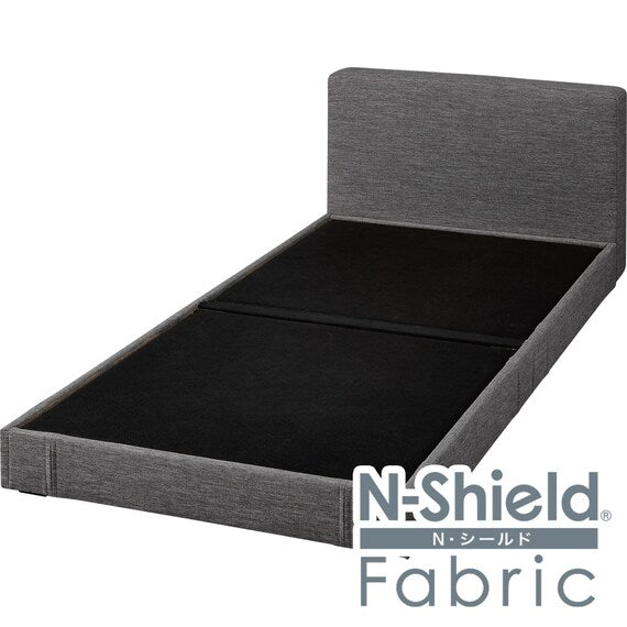 BED FRAME SINGLE N-SHIELD FABRIC GY OY002