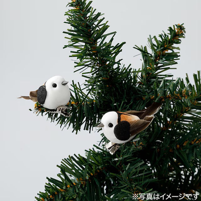 CHRISTMAS ORNAMENT birds clip set 4p H247001-4 n4AN