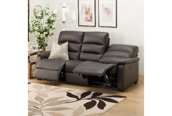 3 SEAT RECLINER SOFA N-BELIEVA DBR2-SZN116 LEATHER