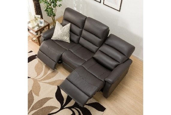 3 SEAT RECLINER SOFA N-BELIEVA DBR2-SZN116 LEATHER