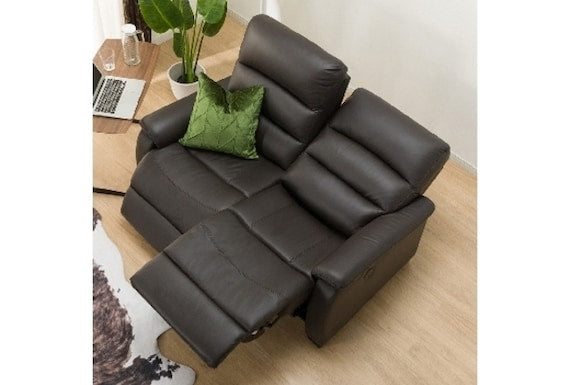 2 SEAT RECLINER SOFA N-BELIEVA DBR2-SZN116 LEATHER