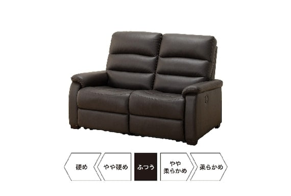 2 SEAT RECLINER SOFA N-BELIEVA DBR2-SZN116 LEATHER