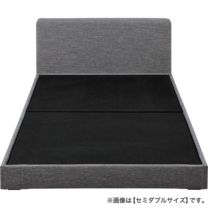 BED FRAME DOUBLE N-SHIELD FABRIC GY OY002