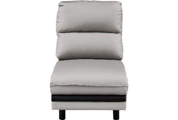 ARMLESS SOFA LOZO KD DGY LEATHER