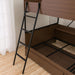 BUNK BED DANISH S MBR/BK