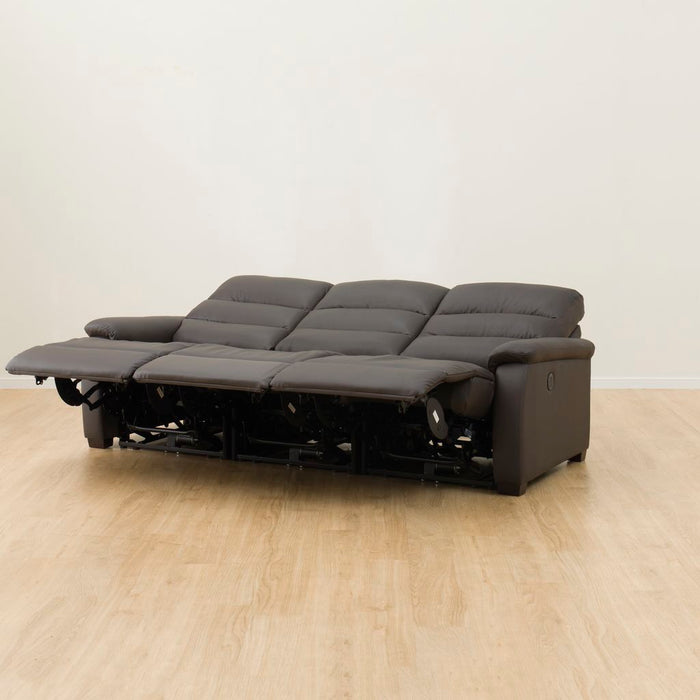 3 ELECTRIC 3P SOFA N-BELIEVA DBR2-MI15 LEATHER