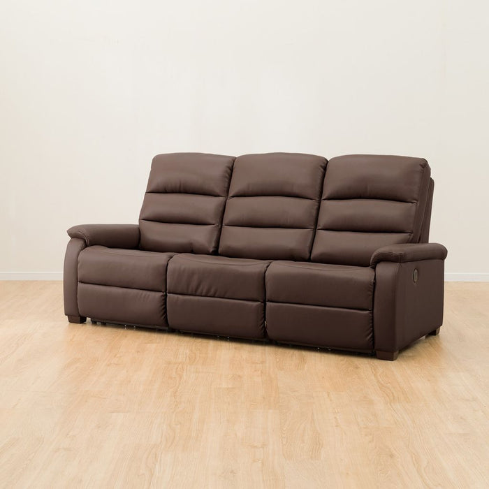 3 ELECTRIC 3P SOFA N-BELIEVA DBR2-JHN76 TK-LEATHER