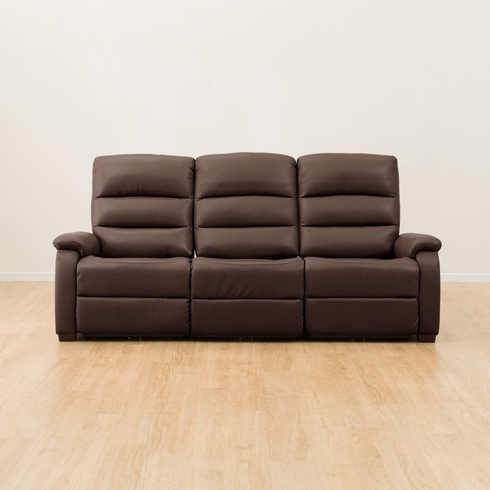 3 ELECTRIC 3P SOFA N-BELIEVA DBR2-JHN76 TK-LEATHER