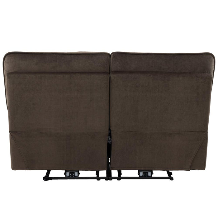 2SEATER ELECTRIC FABRIC SOFA HIT DBR 2CS